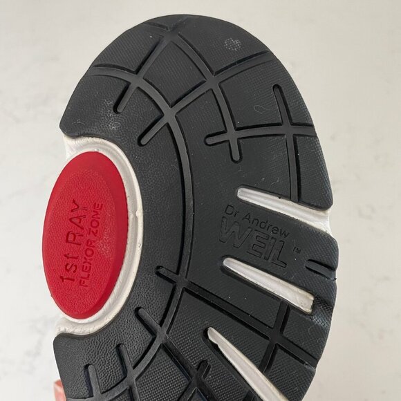 Merrell Weil Rhythm 1st Ray Flex AWS Lace Up Lo Cut Mesh Manmade Sneakers Red 40 - Picture 12 of 14